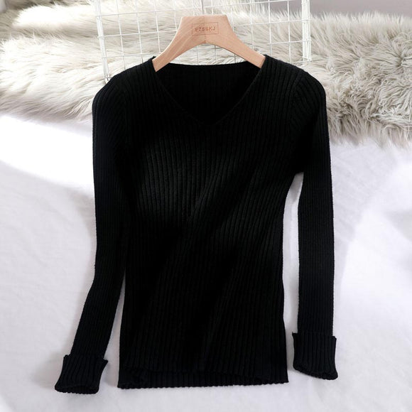 Suéter Tejido Slim Fit Cálido de Cuello Alto