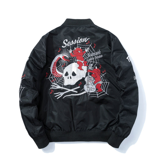Chaqueta Bomber Bordada para Hombre - Image 12
