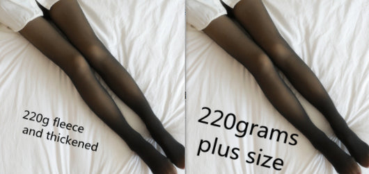 Leggings Térmicos Translúcidos Talla Grande con Forro Polar para Invierno - Image 9