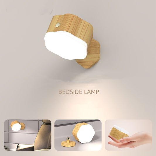 Lámpara de Pared Magnética Rotativa con Luz Nocturna