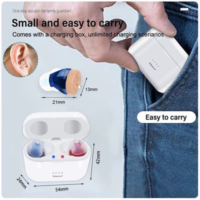Amplificador de Sonido Recargable para Adultos Mayores - Audífono Digital Portátil - Image 10