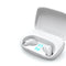 Invisible Long Standby Wireless Sports Bluetooth Headset Flagship White