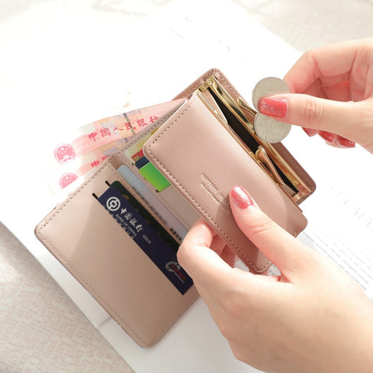 Billetera Compacta para Monedas y Tarjetas con Diseño Estampado PU - Image 10