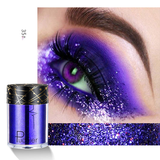 Paleta de Sombras Shimmer Pudaier 3.5G - Maquillaje Profesional con Acabado Mate y Brillante - Image 35