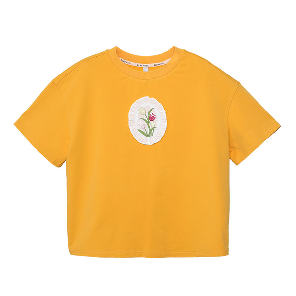 Camiseta Suelta de Color Liso - Comodidad Versátil