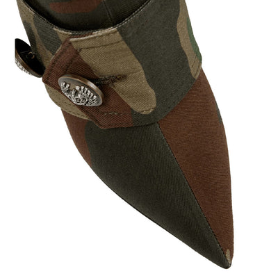 Botas Stiletto Camuflaje Personalizadas Over-the-knee Punta Aguda - Image 15