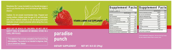 Bebida Energética Sabor Frutas Tropicales