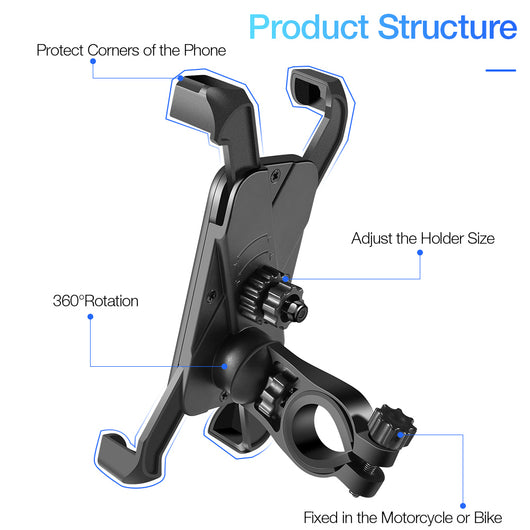 Soporte Universal para Celular en Bicicleta con Navegación GPS - Image 3