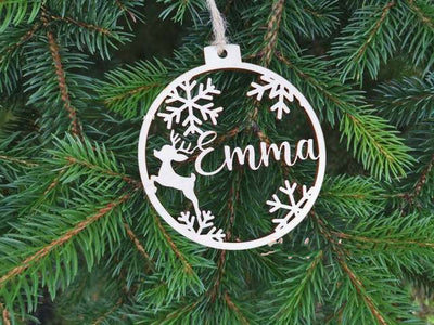 Adornos Navideños Personalizados con Etiqueta de Regalo - Image 8
