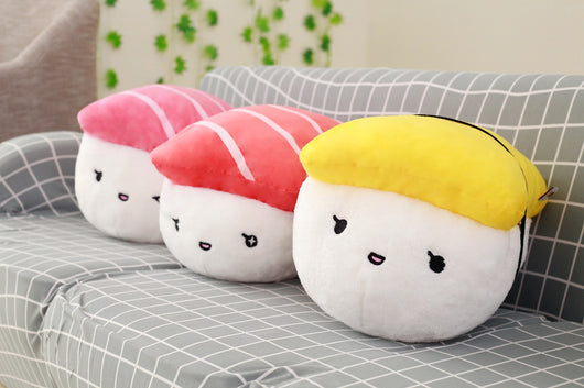 Almohada Decorativa Forma Sushi de Arroz - Cojín Peluche - Image 3