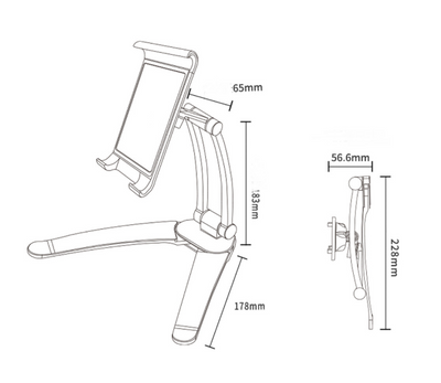 Soporte Ajustable de Aluminio para Tablet - Image 3