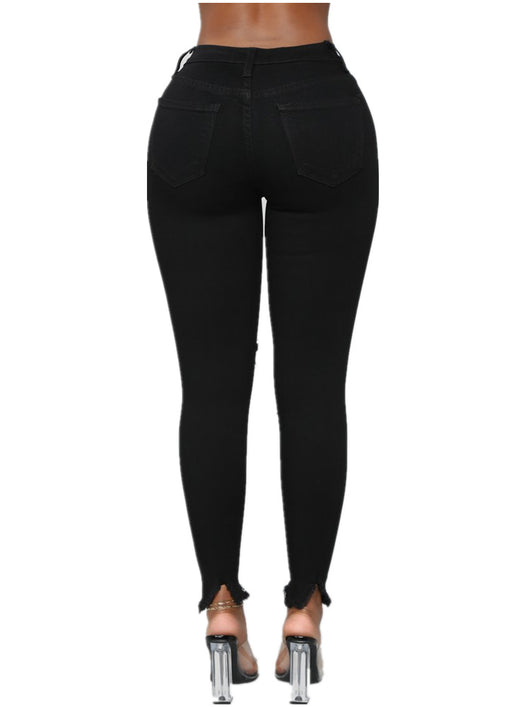 Pantalones Vaqueros Rotos Azul Clásico para Hombre - Image 3
