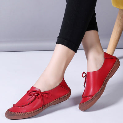Zapatos Casuales de Cuero Talla Grande para Mujer - Diseño Versátil 2 en 1 - Image 18