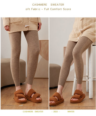 Leggings Térmicos Cintura Alta de Cachemira - Ajuste Slim Cómodo - Image 22
