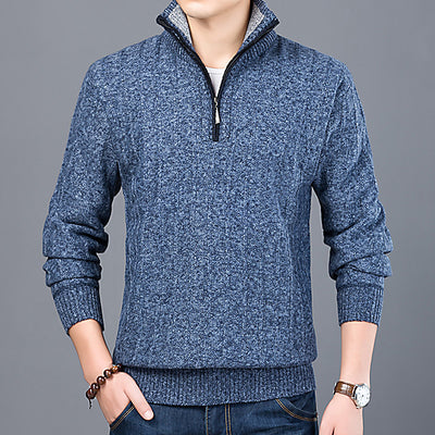Suéter Cuello Alto Manga Larga Acolchado para Hombre - Image 10