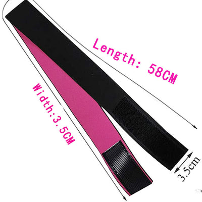Banda Ajustable para Peluca Rojo Rosa con Velcro Antideslizante - Image 11