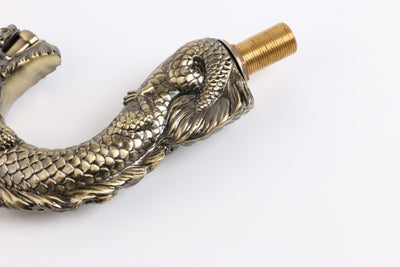 Llave Decorativa Dragón Doble en Cobre Retro - Image 18