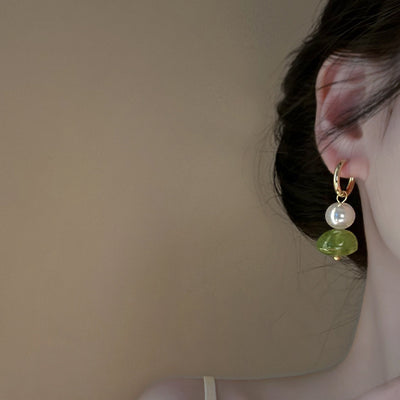 Aretes Geométricos Irregulares Retro Redondos - Image 15