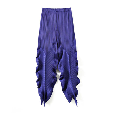 Pantalones Holgados Elásticos Plisados para Mujer - Comodidad Versátil Primavera, Verano y Otoño - Image 24