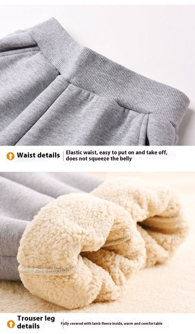 Pantalones de Buzo Térmicos Infantiles con Forro de Lana de Cordero - Image 11