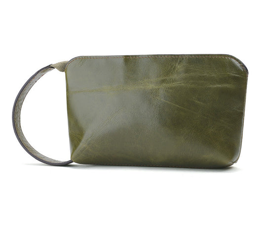 Cartera Compacta de Cuero para Mujer - Bolso Organizador de Mano
