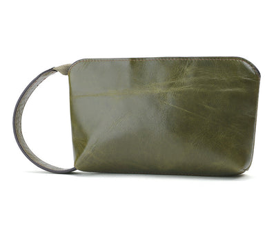 Cartera Compacta de Cuero para Mujer - Bolso Organizador de Mano