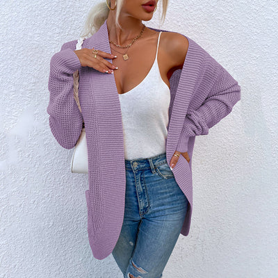 Suéter Tejido para Mujer con Bolsillos Curvos y Dobladillo Elegante - Image 26