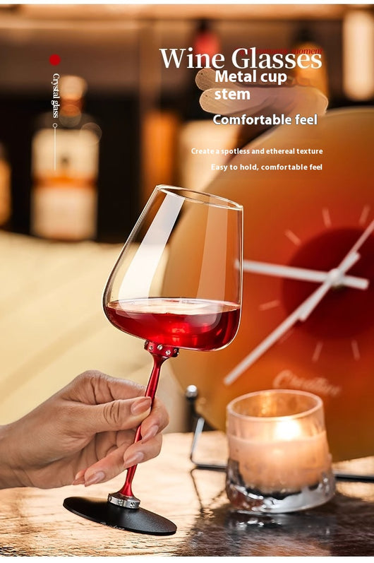Caja de Regalo Soporte Giratorio para Copa de Vino en Cristal y Aluminio - Image 17