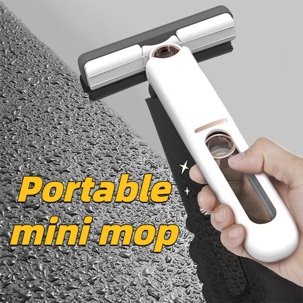 Mopa Exprimible Portátil con Limpiador Multiusos - Sin Agua Sucia