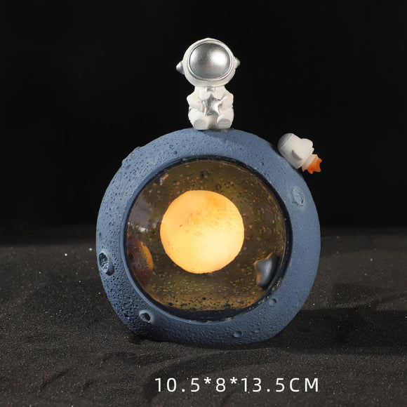 Astronauta Guardião da Galáxia - Enfeite Luminoso para Decoração de Casa