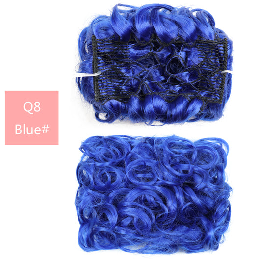 Moño Postizo de Fibra Sintética Resistente al Calor - Cabello de Seda Artificial - Image 30