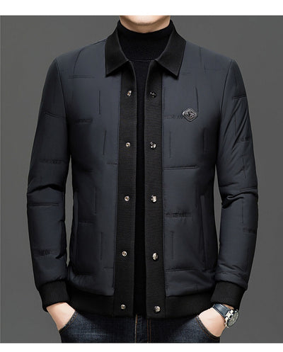 Chaqueta Acolchada con Solapa y Bajo Redondeado - Image 18