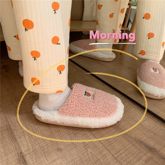 Pantuflas de Algodón con Corazón para Niña - Image 2