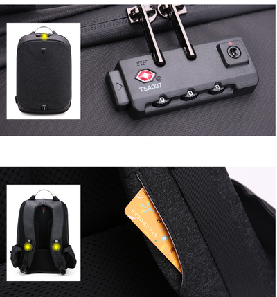 Mochila de Negocios Antirrobo Dual con Compartimento para Laptop 15.6" - Image 2