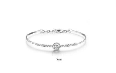 Pulsera de Plata 925 con Moissanita - Diseño Coreano Elegante para Mujer - Image 6