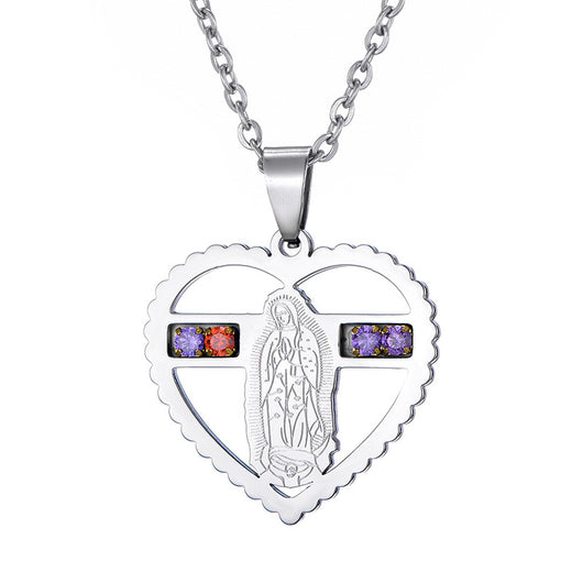 Dije Virgen de Guadalupe - Joya Religiosa de Plata - Image 6