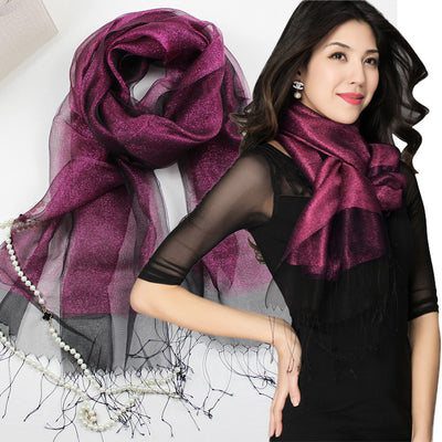 Pañuelo de Seda Doble Capa Premium para Mujer - Elegancia y Sofisticación - Image 18
