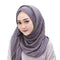 Women's Crinkle Cotton Solid Color Scarf
