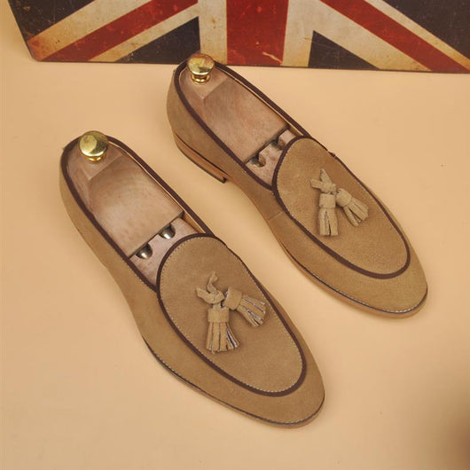 Mocasines Hombre Respirable Punta Afilada Estilo Británico Clásico - Image 9