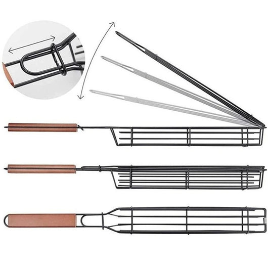 Accesorios BBQ Profesionales en Acero Inoxidable con Malla de Cocina - Image 12