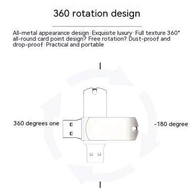 Pendrive Metal 16GB Giratorio Alta Velocidad - Image 5