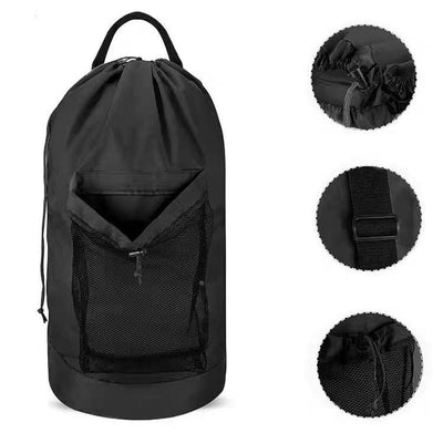 Mochila de Viaje Impermeable con Cordón - Gran Capacidad y Diseño Plegable - Image 4