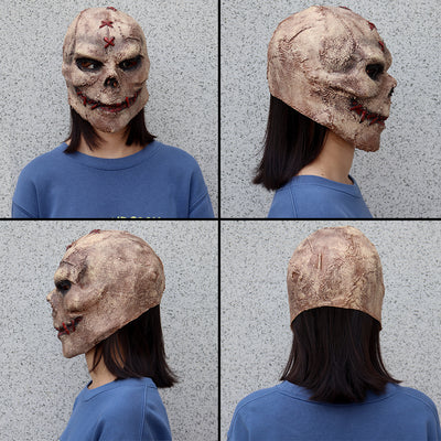 Máscara de Terror Cosplay Halloween con Costuras - Accesorio para Fiestas y Disfraces - Image 14