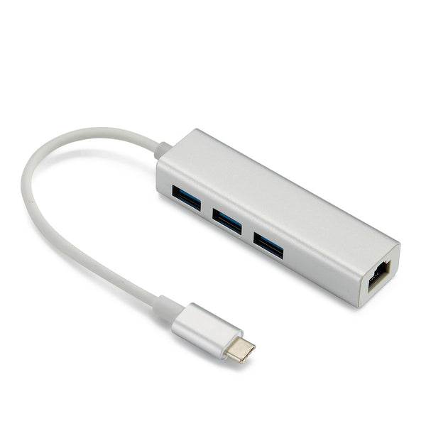 Estación de Acoplamiento 4 en 1 con Hub de Red Ethernet 100M