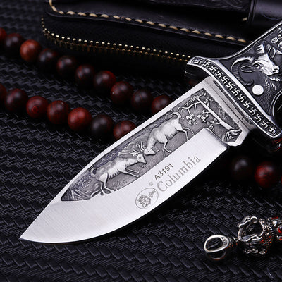 Cuchillo Plegable de Supervivencia para Camping y Outdoor - Image 8