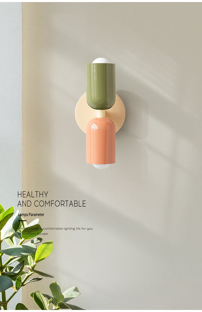 Lámpara de Pared Doble Estilo Vintage Crema para Dormitorio y Habitación Infantil - Image 36