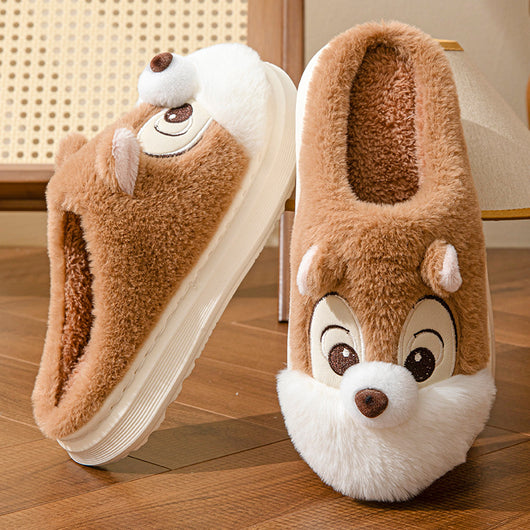 Pantuflas Cálidas con Diseño de Ardilla para el Hogar - Image 20