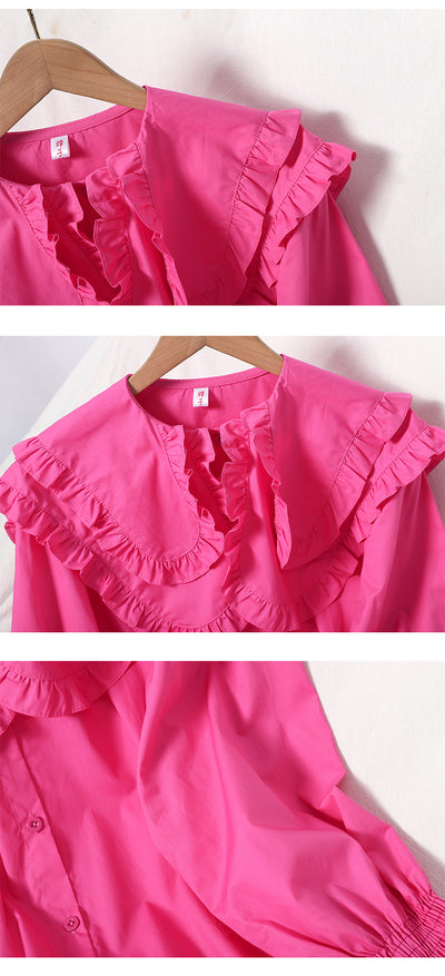 Blusa Elegante de Doble Textura con Cuello Solapa - Image 15