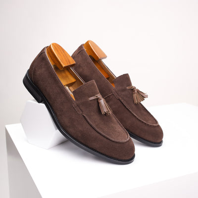 Mocasines de Ante Estilo Británico sin Cordones para Hombre - Image 8