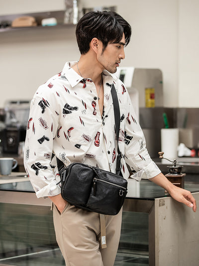 Bolso de Cuero para Hombre con Estilo Moderno - Image 5